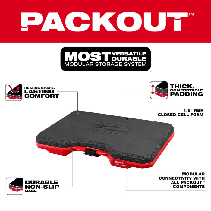 Milwaukee 48-73-6110 PACKOUT Thick Comfortable Tear Resistant Kneeling Pad