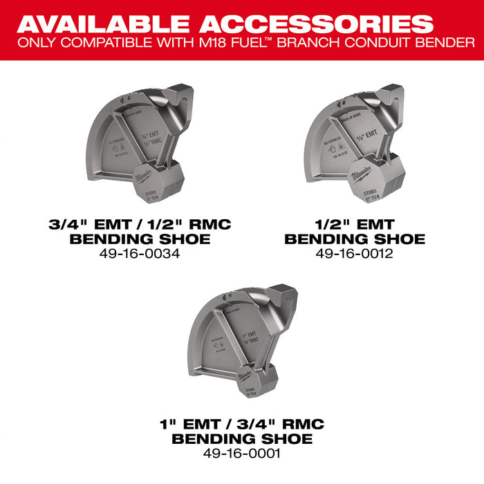 Milwaukee 49-16-0034 3/4" EMT/1/2" RMC Conduit Bending Shoe