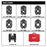 Milwaukee 49-16-2461RX 1/4"–7/8" RLS Pivoting Press Ring Kit for M12 Press Tool