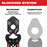 Milwaukee 49-16-2461RX 1/4"–7/8" RLS Pivoting Press Ring Kit for M12 Press Tool