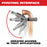 Milwaukee 49-16-2661ZX 1/4"-7/8" ZoomLock MAX Pivoting Press Ring Kit for M18