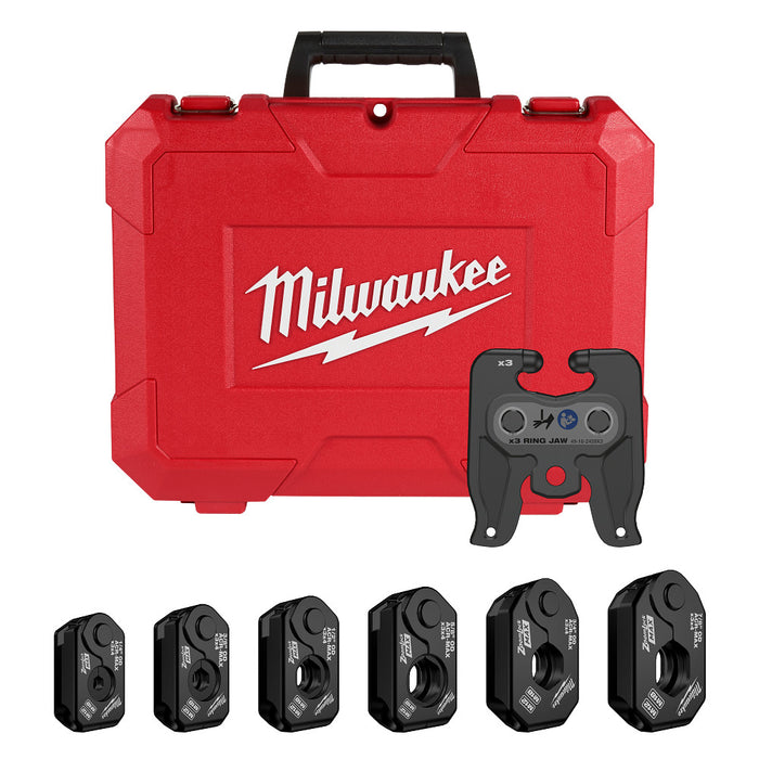 Milwaukee 49-16-2661ZX 1/4"-7/8" ZoomLock MAX Pivoting Press Ring Kit for M18