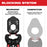 Milwaukee 49-16-2661ZX 1/4"-7/8" ZoomLock MAX Pivoting Press Ring Kit for M18