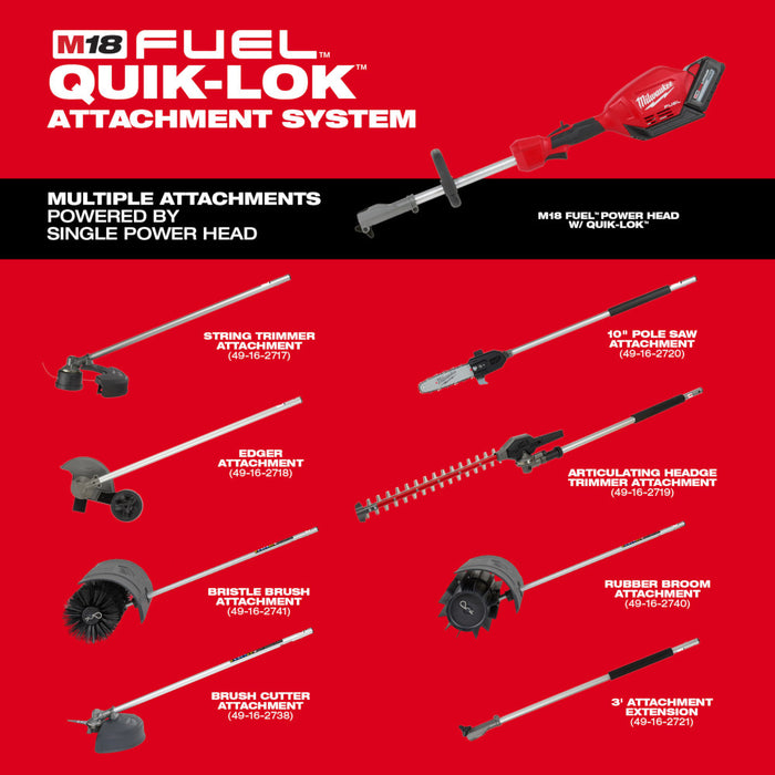 Milwaukee 49-16-2738R Brush Cutter Attachment - Reconditioned