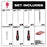 Milwaukee 49-16-2880 Saw Chain Sharpening Set in PACKOUT Organizer Storage - 9PC