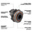 Milwaukee 49-16-B131 1"-1.3" Bushing for M18 FUEL Covered Cable Stripper