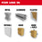 Milwaukee 49-22-4702 QUIK LOK HOLE DOZER Bi-Metal Kit w/ Organizer - 12 PC
