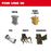 Milwaukee MWE-49-22-5641 SAWZALL Blade PACKOUT Kit - 15 PC