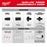 Milwaukee 49-56-7555 7/16" QUIK-LOK Arbor Set Reliable Power Tool Adapter - 5PC