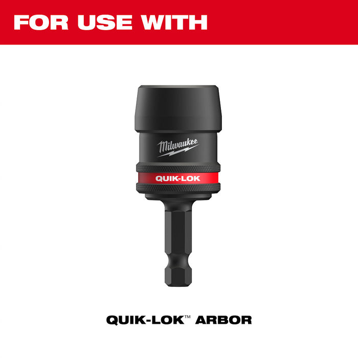 Milwaukee 49-56-7575 Large Thread Pin Adapters for QUIK-LOK Arbor System - 2PK