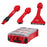 Milwaukee 49-90-2043P AIR-TIP Remodeling Vacuum Tool Kit w/ PACKOUT Case - 3PC