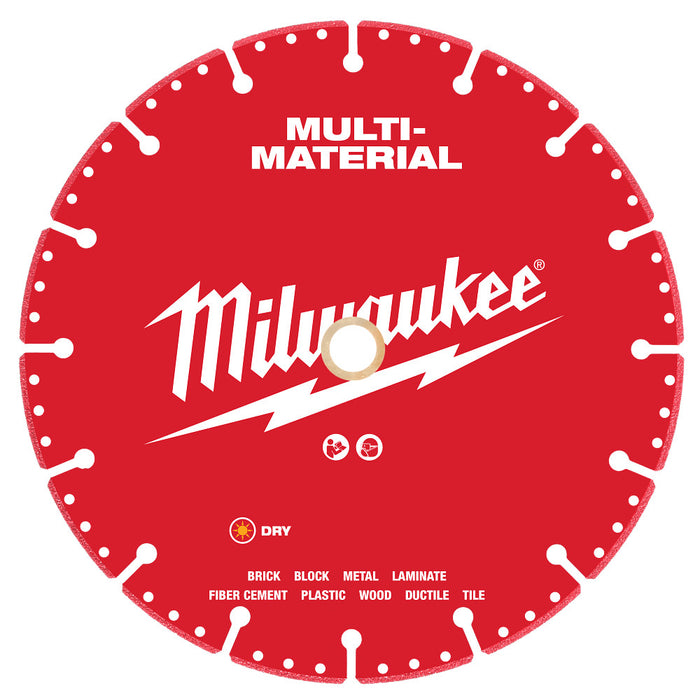 Milwaukee 49-93-9609 9" Multi-Material Diamond Blade w/ Vented Segment