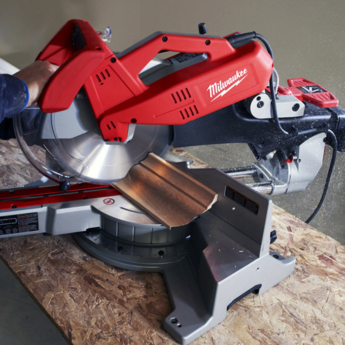 Milwaukee 6955-80 120V AC 12" Dual-Bevel Compound Miter Saw - Reconditioned