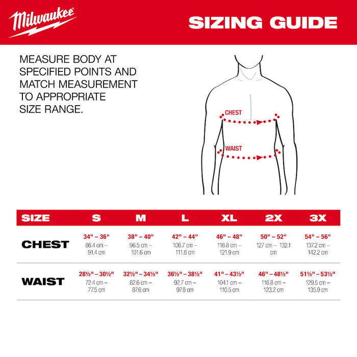 Milwaukee M102G-212X M12 12V Heated AXIS Jacket Kit - Gray XXL Comfortable Fit