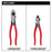 Milwaukee MT500-2 Dipped Grip Cutting Pliers Set USA - 2 PC