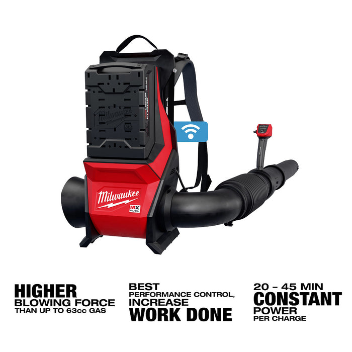 Milwaukee MXF600-2HD MX FUEL Cordless Backpack Blower Kit