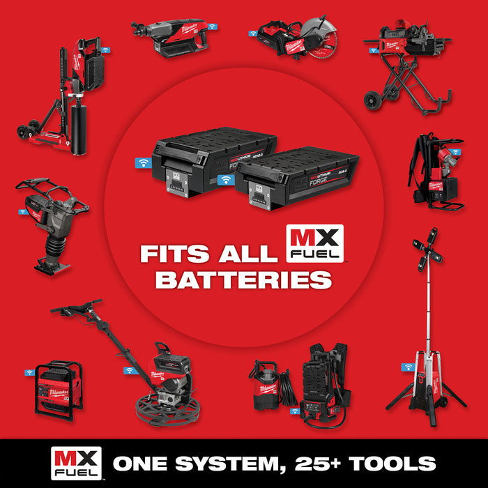 Milwaukee MXF600-2HDx3 MX FUEL Backpack Blower w/ 3 Battery Kit