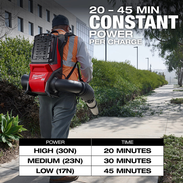 Milwaukee MXF600-2HDx3 MX FUEL Backpack Blower w/ 3 Battery Kit