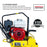 Tomahawk Power TPR76H 5.5 HP Honda 17x12" Paver Roller Compactor