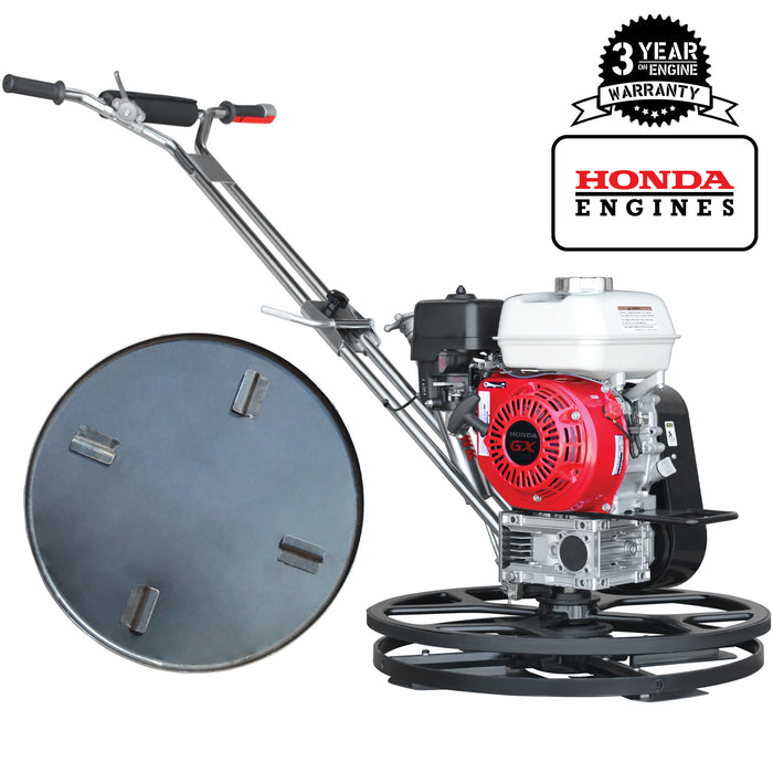 Tomahawk Power TPT24H 24" Power Trowel Edger w/ 5.5 HP Honda Engine