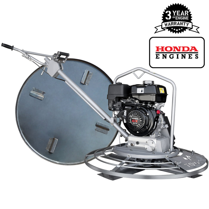 Tomahawk Power TPT36FXH270 36" Fast Pitch Power Trowel w/ 9 HP Honda, Blades
