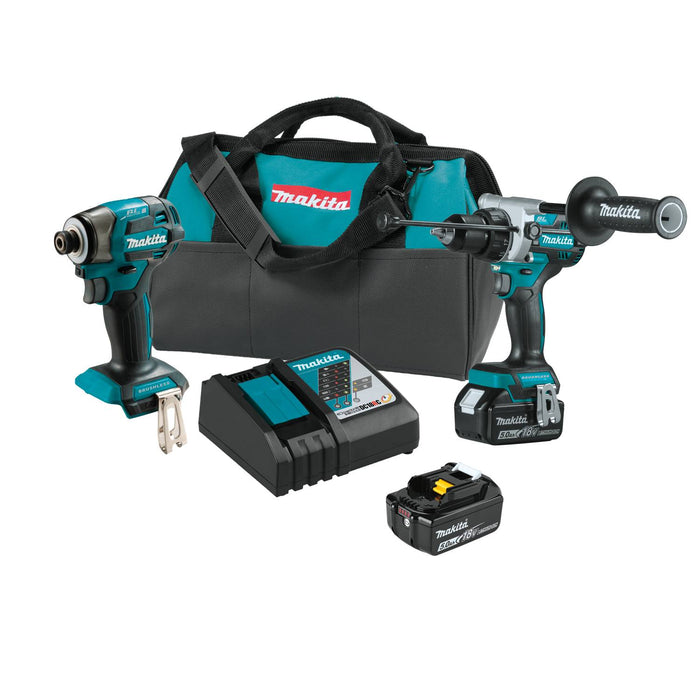 Makita XT297T18V LXT Lithium-Ion Brushless 2 Piece Combo Kit