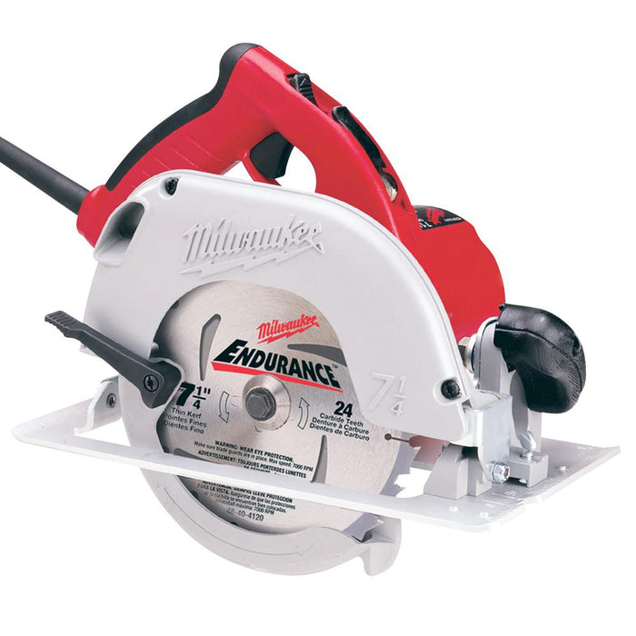 Milwaukee 6390-21 120 AC/DC TILT-LOK 7-1/4" Circular Saw w/ Blade Wrench - Recon