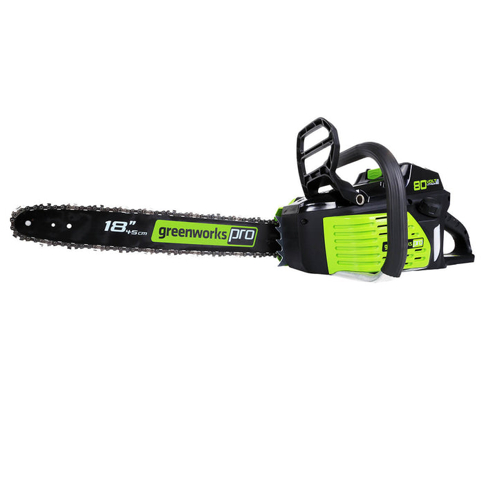GreenWorks GCS80450 80-Volt 18-Inch Cordless Chainsaw - Bare Tool - 2000402