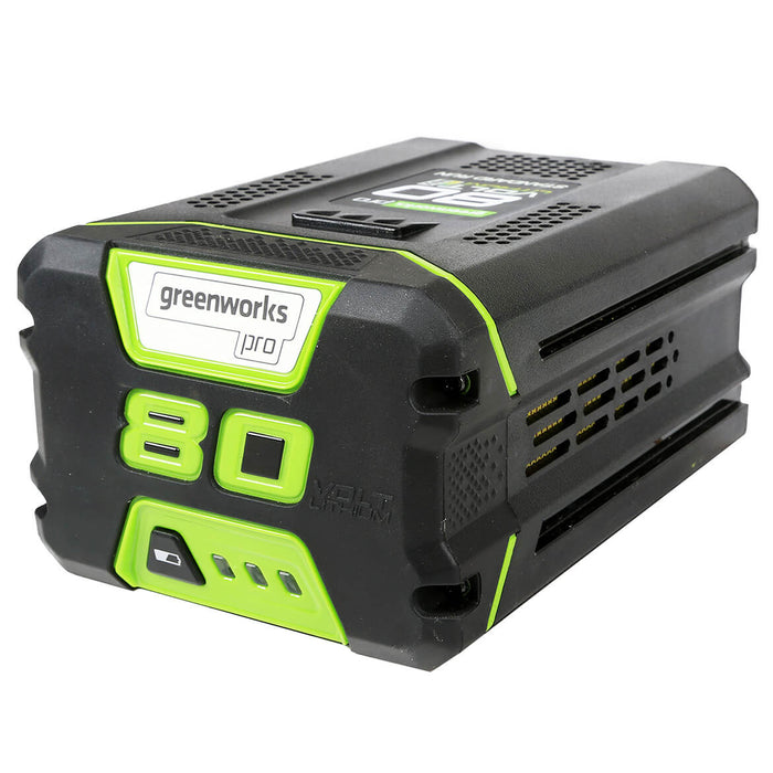 GreenWorks GBA80200 80-Volt 2.0Ah Lithium-Ion Slide Battery - 2901302