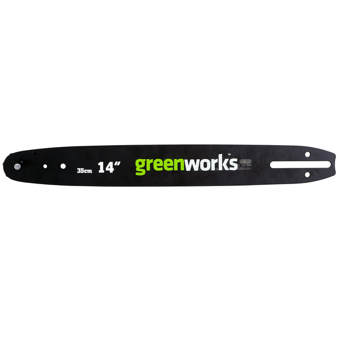 GreenWorks 2904702 14-Inch Steel Replacement Chainsaw Bar and Chain Combo