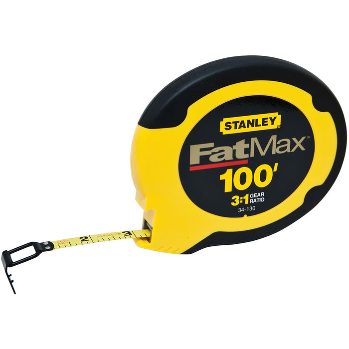 Stanley 34-130 100-Foot True-Zero Stainless Steel Blade FatMax Long Tape Rule