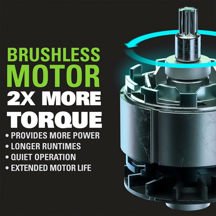 Greenworks 3803702AZ 24V Brushless Impact Driver Kit w/ 1.5AH USB Batteries