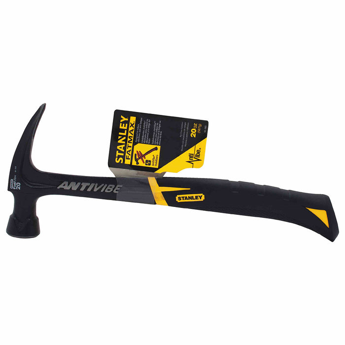 Stanley 51-165 20 Ounce Forged FatMax Anti-Vibe Rip Claw Nailing Hammer
