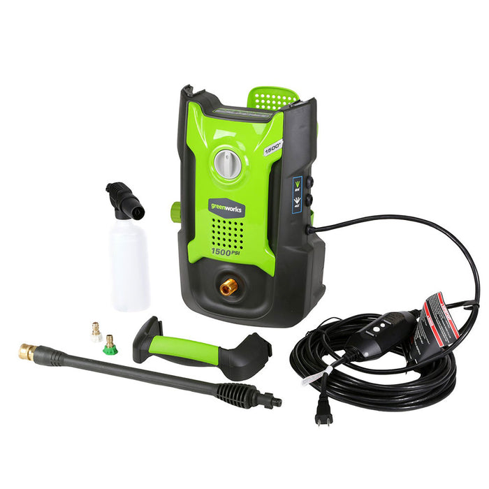 GreenWorks GPW1501 1,500-Psi Vertical Hand Carry Pressure Washer - 5100802