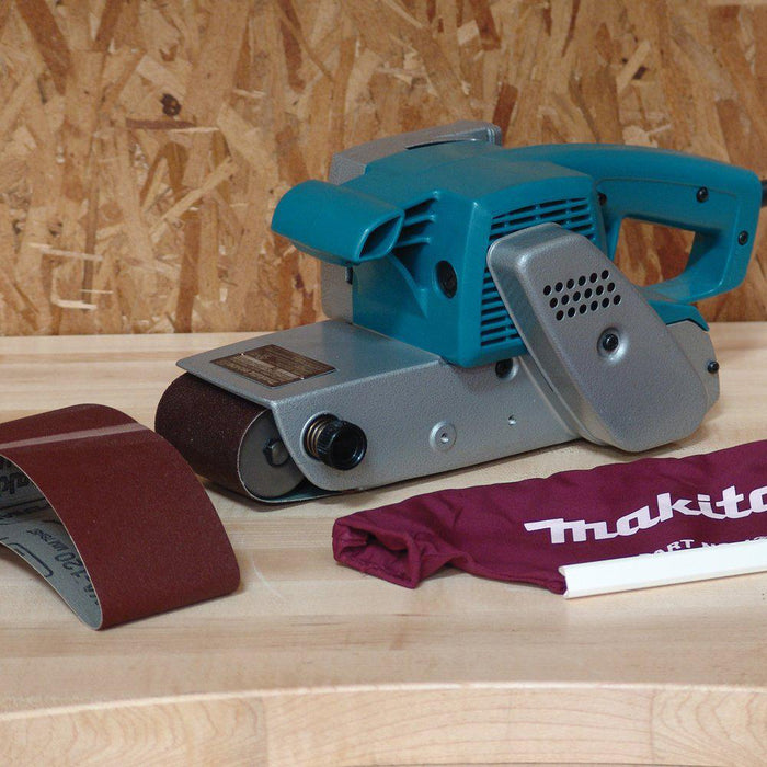 Makita 9924DB 3'' x 24'' 7.8 Amp Belt Sander with Cloth Dust Bag