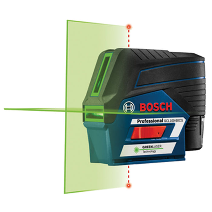 Bosch GCL100-80CG 12V Green Beam Connected Combination Laser Kit