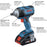 Bosch GDS18V-221B25 18V 1/2" Mid-Torque Impact Wrench w/ 2 Compact Batteries