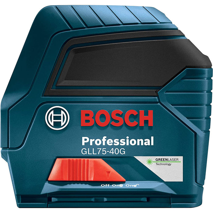 Bosch GLL75-40G Green Beam Self-Leveling Cross Line Laser