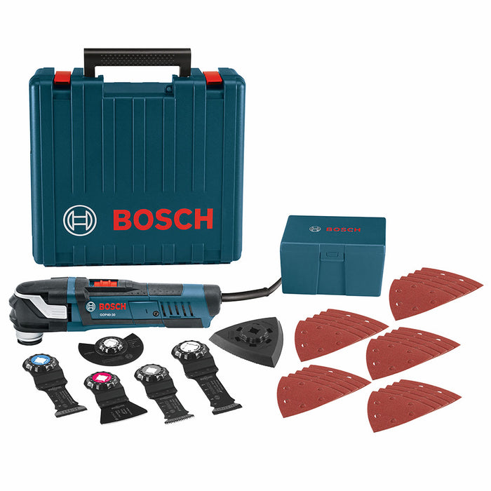 Bosch GOP40-30C 4.0-Amp 31-Piece StarlockPlus Multi-Tool Oscillating Kit