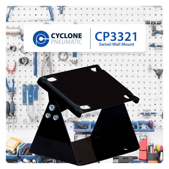 Cyclone Pneumatic CP3321 Heavy Duty Wall Mount Swivel For Air Hose Reels