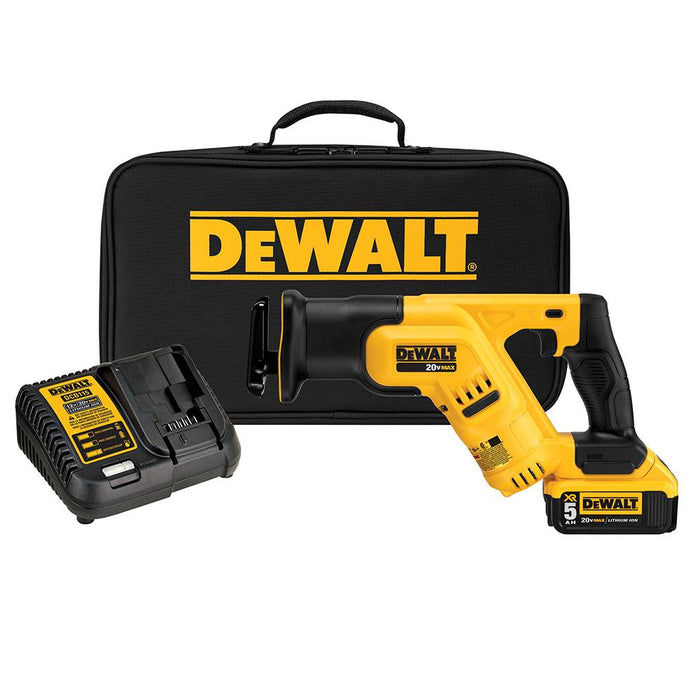 DeWALT 20V MAX* COMPACT Reciprocating Saw Kit (5.0Ah) - DCS387P1