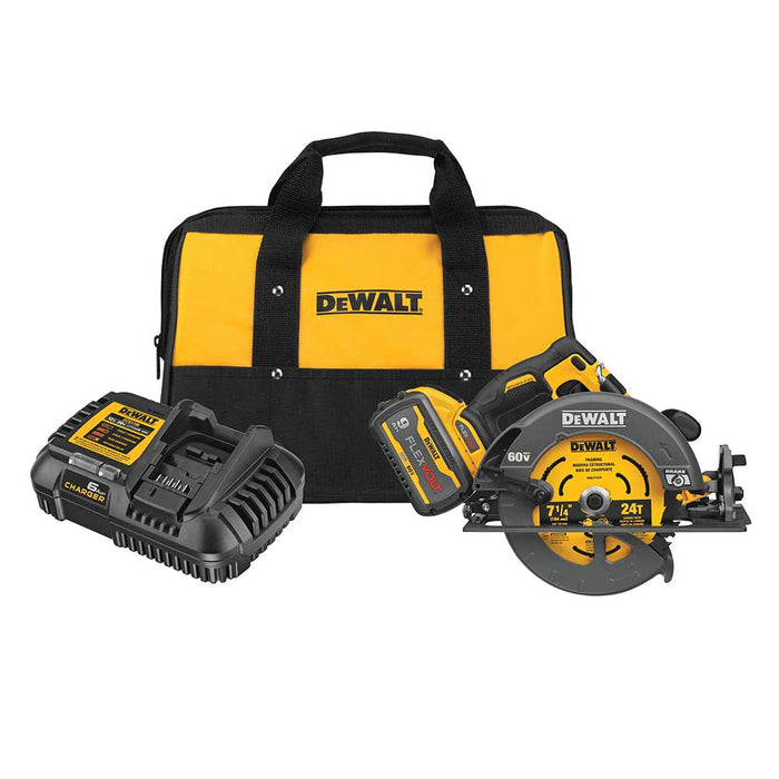 DeWALT DCS578X1 60V 7-1/4" MAX FLEXVOLT Cordless Circular Saw w/ Brake Kit