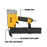 DeWALT DW451S2 16 Gauge Pneumatic Wide Crown Tool Free Lathing Stapler