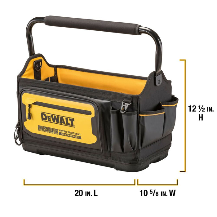 DeWALT DWST560106 20" PRO Durable Water Resistant Tool Tote