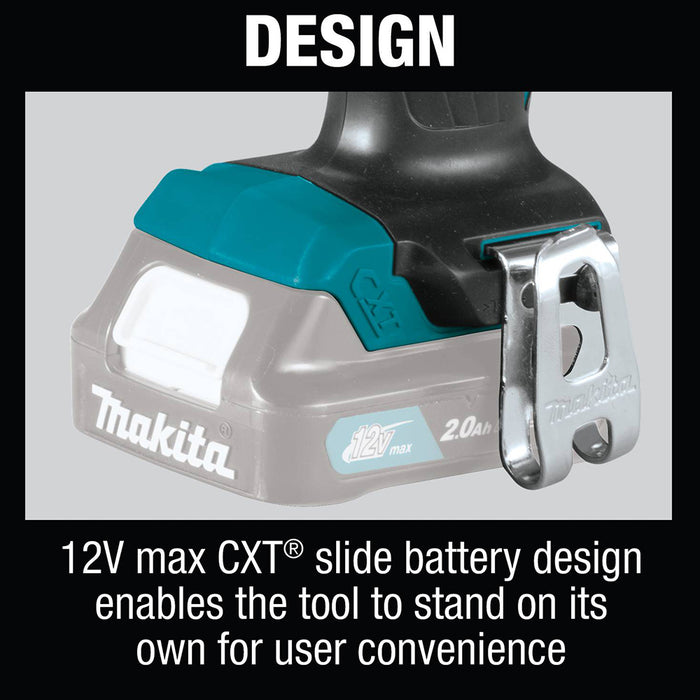 Makita FD09Z 12 Volt 3/8 Inch CXT Lithium-Ion Cordless Driver-Drill, Bare Tool