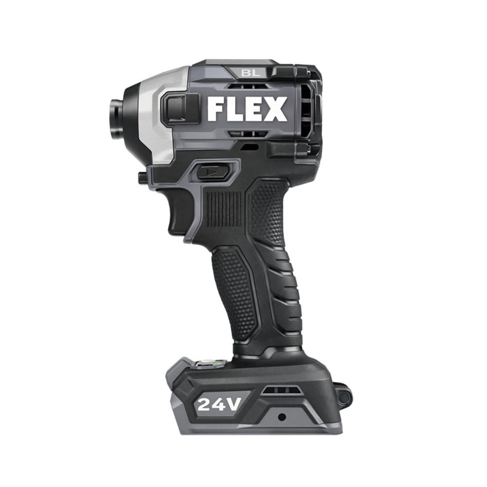 Flex FX1371A-2B 24V 1/4" Brushless Quick Eject Hex Impact Driver Multi-Mode Kit