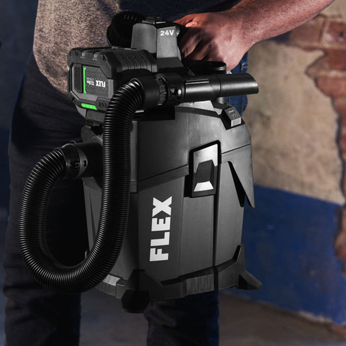 Flex FX5221-Z 24V Cordless Jobsite Vacuum Cleaner - Bare Tool