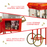 FunTime FT862CR 8oz Red Popcorn Popper Machine Maker Cart Vintage Style