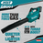 Makita GBU01M1 40V MAX XGT Brushless Cordless Variable Speed Blower Kit