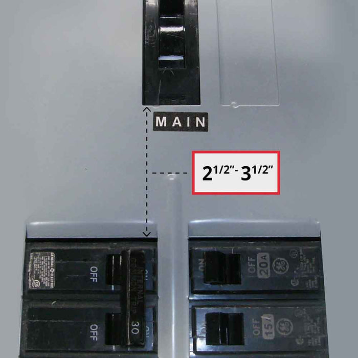 GenInterlock GE-200VL Generator Interlock Kit Breaker Panel 150/200 Amp Panels General Electric Vertical